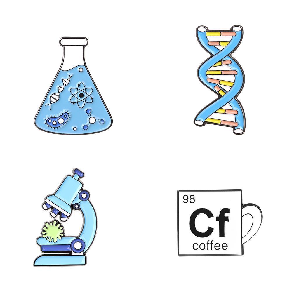 SUMU Ghim Cài Áo Tráng Men Phân Tử Hóa Học Cho Ba Lô Túi Xách