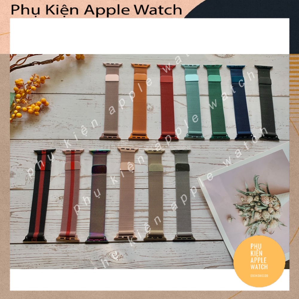 Dây đeo Thép Chống Gỉ cho Apple Watch ( Milanese Loops)