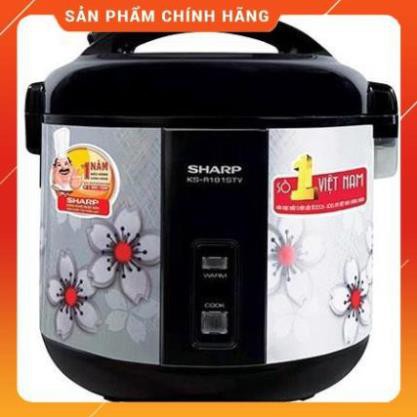 [Hỏa tốc 1 giờ] [FREESHIP] Nồi cơm điện Sharp KS-NR181STV SS 1.8L - Hàng chính hãng, bảo hành 12 tháng Huy Anh