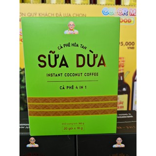 Hộp cà phê sữa dừa Color Man( hộp 20 gói)