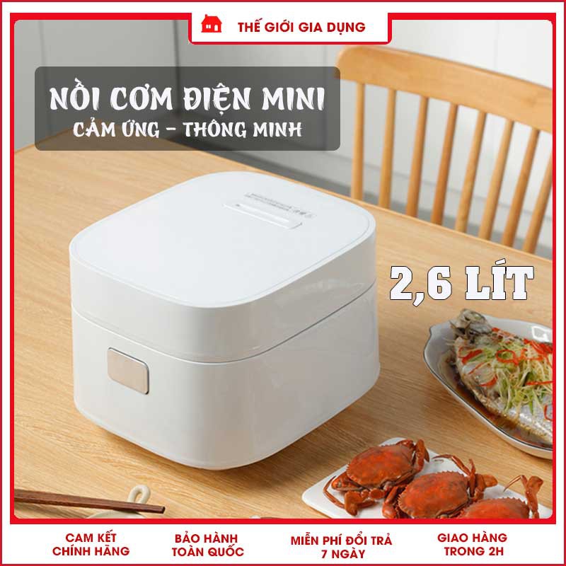 NỒI CƠM ĐIỆN MINI CẢM ỨNG ĐA NĂNG 2,6 LÍT  - HÀNG NỘI ĐỊA CHÍNH HÃNG CAO CẤP!