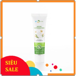 Mặt nạ thải độc biocos detox whitening mask 30g - sạch da, sáng da, ngừa mụn