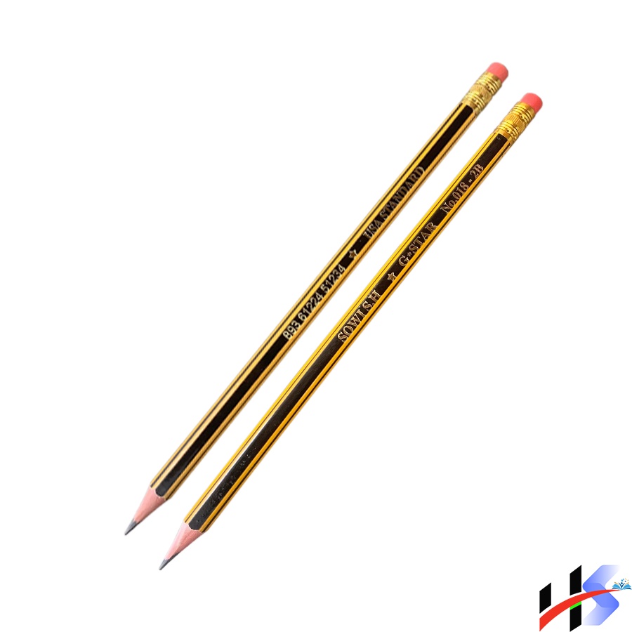 Hộp 12 Cây Bút Chì Gỗ 2B Gstar 018 [ Mua 1 Hộp tặng 1 Gôm + 1 Chuốt Chì ]