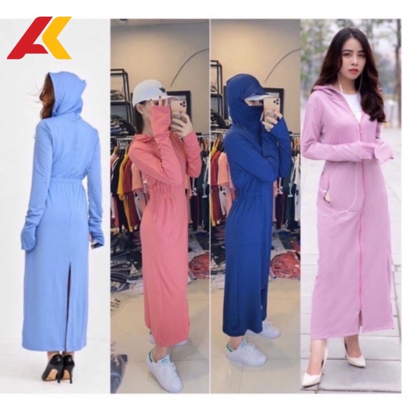 Áo Choàng Chống Nắng Vải Thông Hơi