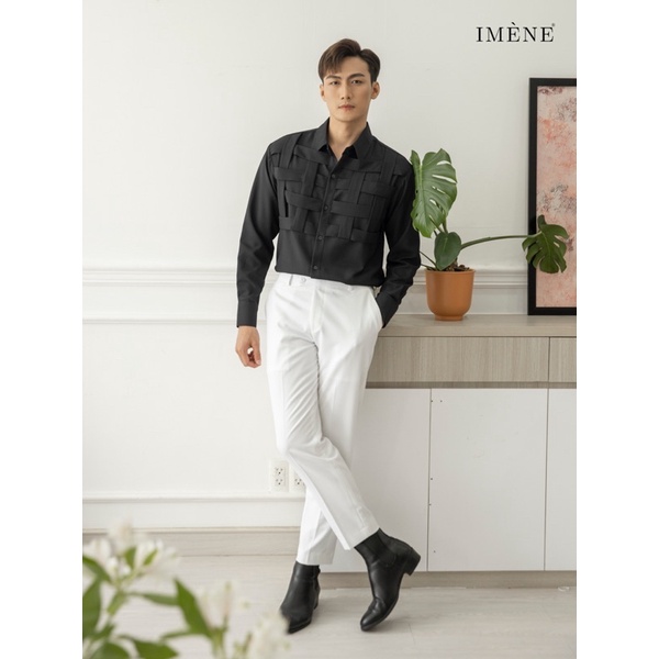 SƠ MI TAY DÀI IMENE ĐAN NGỰC