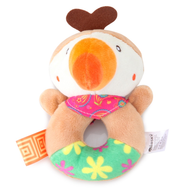 Thỏ Nhồi Bông Mềm Mại Cầm Tay Dễ Thương Cho Bé