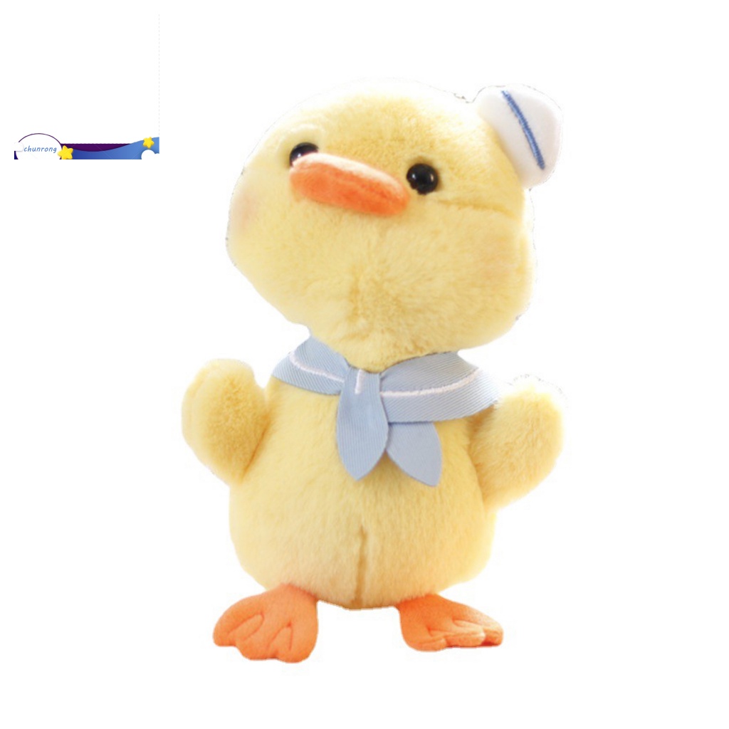 Móc Khóa Vịt Nhồi Bông Hoạt Hình Dễ Thương