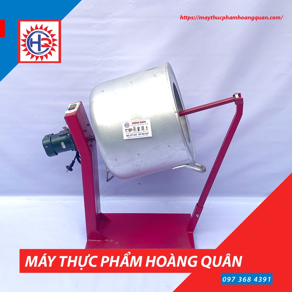 Máy sấy ruốc, rang đảo chà bông, đậu đỗ, cám viên