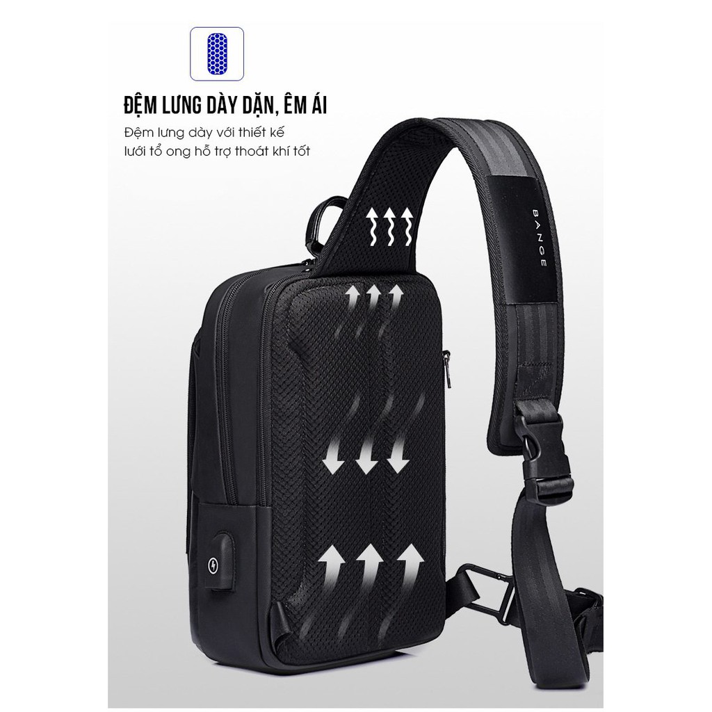 ZÓNG® Túi Chéo iPad Cổng Sạc USB BANGE Extreme