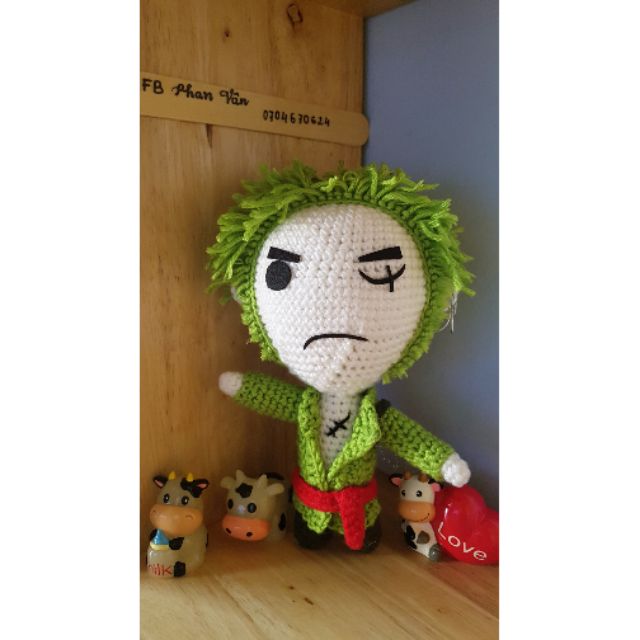 Zoro Onepiece Handmade - Zoro móc len