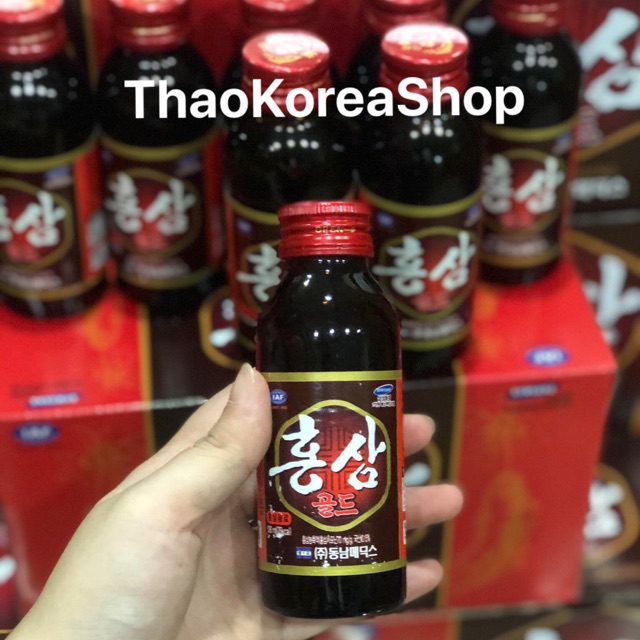 Nước Hồng Sâm Chai Hàn Quốc(KOREAN RED GINSENG DRINK)