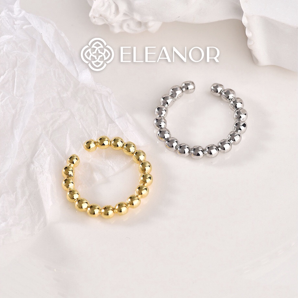 [Mã FARSBR051 giảm 12% tối đa 30K đơn 99K] Nhẫn Bạc Nữ Eleanor Vòng Hạt Nhỏ Basic, Đơn Giản Cực Thời Trang