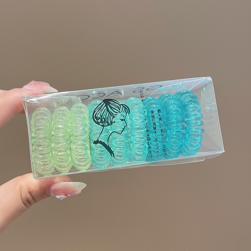 Dây Buộc Tóc Lò Xo Co Giãn Tốt Kiểu Hàn Quốc Cho Nữ