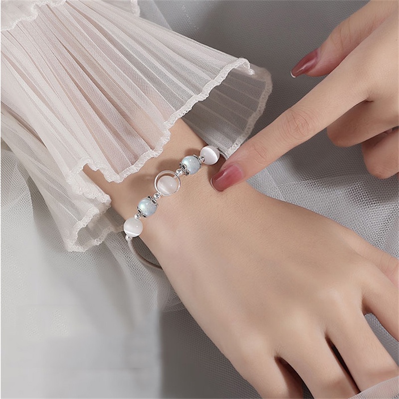 Vòng Tay Đá Mặt Trăng Thời Trang Cho Nữ