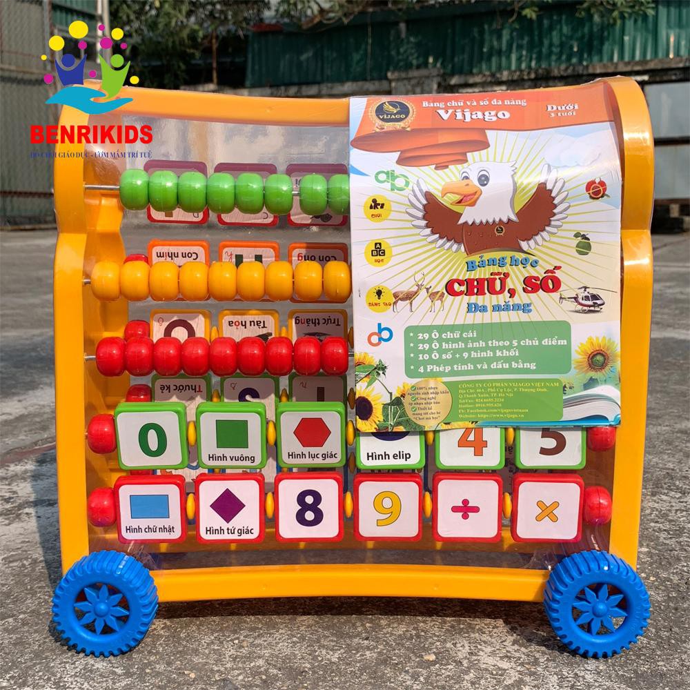 Kệ Học Chữ Và Số Đa Năng Bằng Nhựa Chú Mèo Máy Hàng Việt Nam