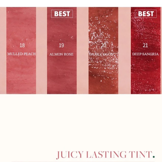 Son bóng mọng môi lâu trôi Romand Juicy Lasting Tint Ripe Fruit (Màu #18 đến #21) | BigBuy360 - bigbuy360.vn