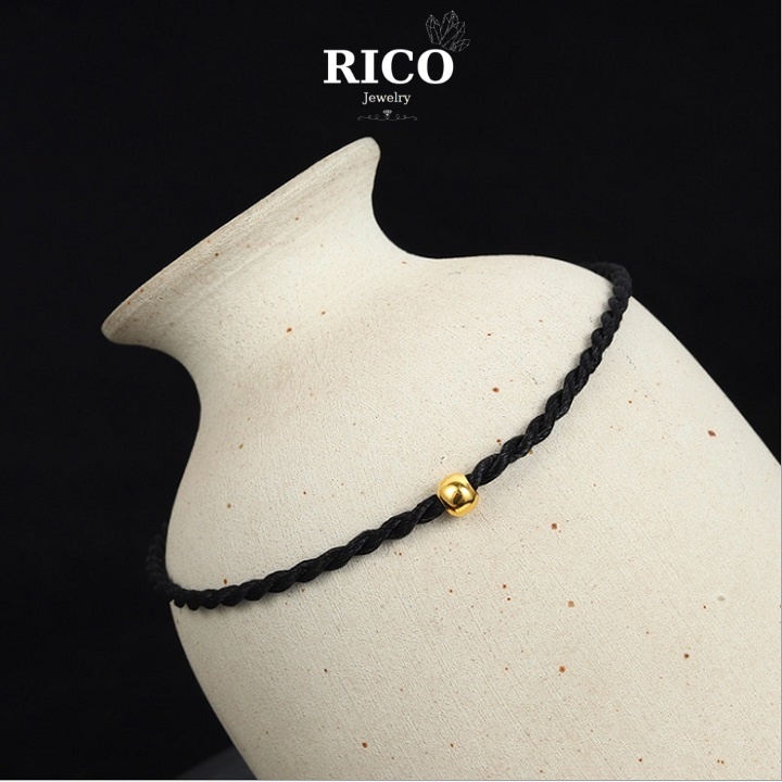 Vòng tay Chỉ đỏ may mắn mix bi bạc, bi vàng, Tỳ hưu thu hút Tài lộc May mắn - Phong Thủy RICO | BigBuy360 - bigbuy360.vn