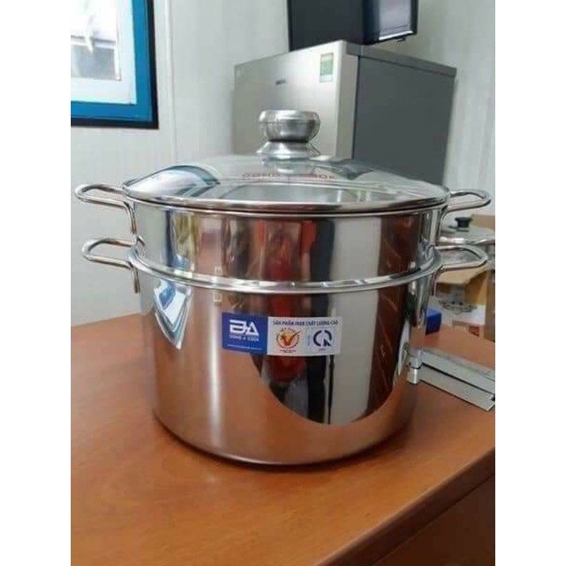 BỘ NỒI XỬNG HẤP INOX 28CM ĐÔNG Á