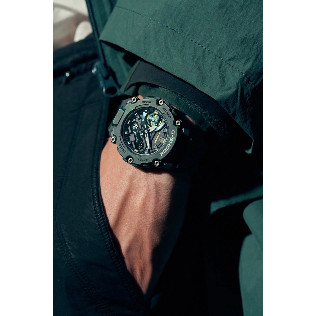 Đồng Hồ Casio Nam Dây Nhựa GSHOCK GA-2200MFR-3A Chính Hãng