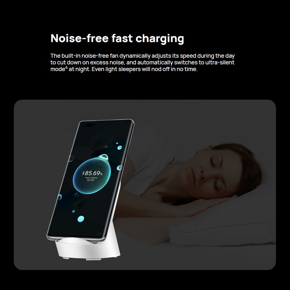 Đế Sạc Không Dây 50W CP62R Cho Huawei Mate 40 pro Mate 30 pro P40 pro Android Và ios