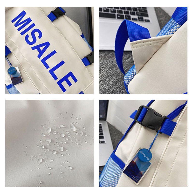 Balo du lịch YAZHOULONG sức chứa lớn in họa tiết hai cách dùng cho nam và nữ