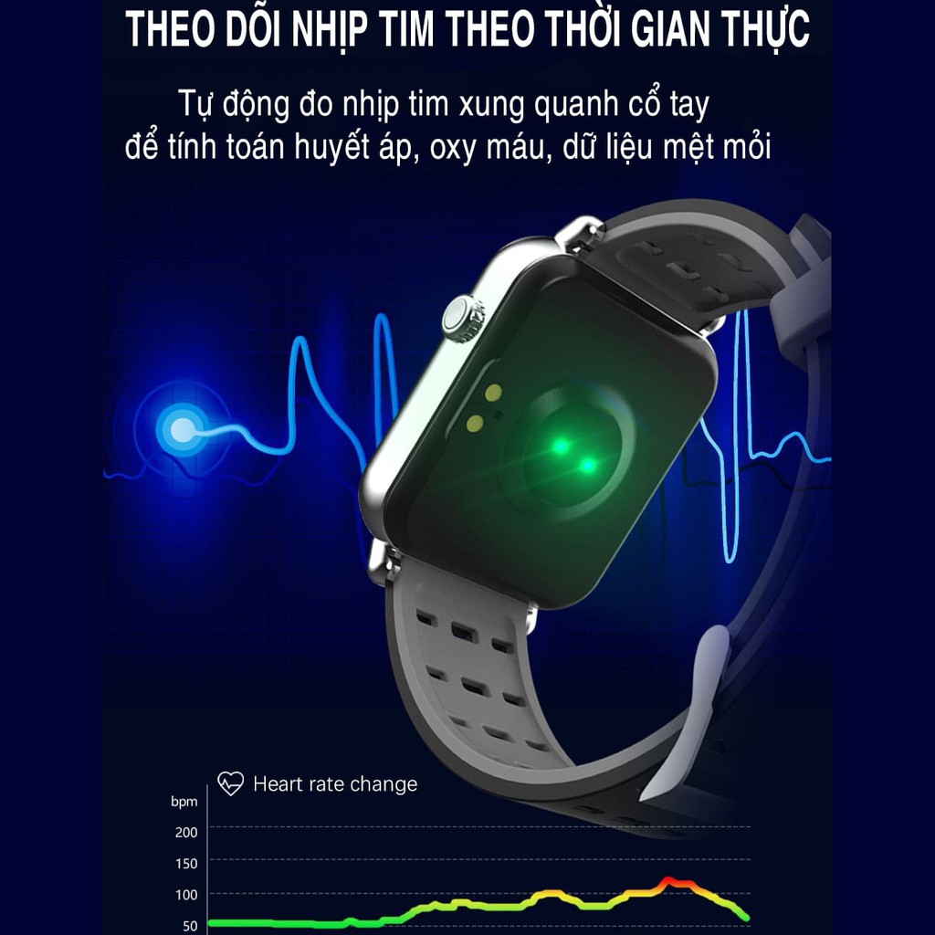 Đồng Hồ Thông Minh Z9 Pro - smartwatch pin trâu khủng 5-10 ngày, chống nước, đo huyết áp nhịp tim, chống nước cực tốt