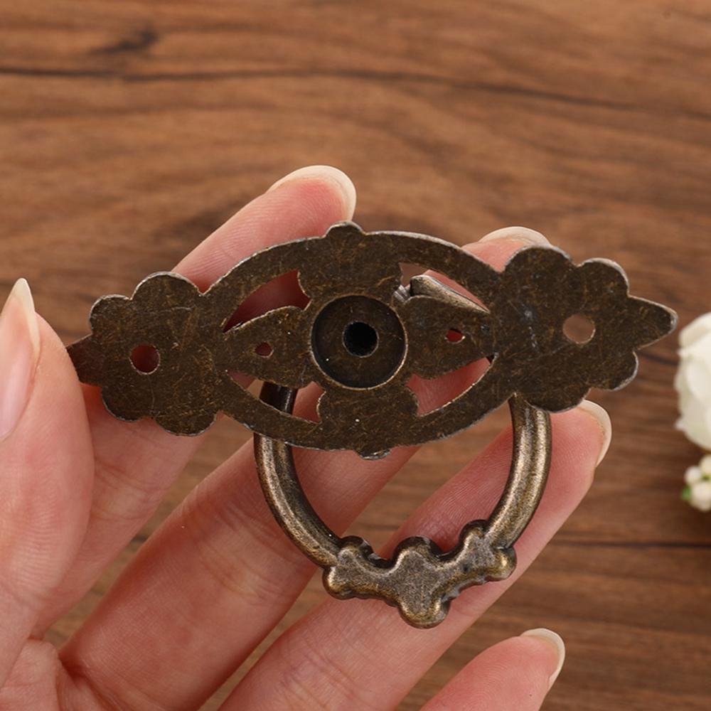 PATRICIA Set 6 Tay Nắm Cửa Tủ Chén / Ngăn Kéo Phong Cách Châu Âu Cổ Điển Cho Nhà Búp Bê
