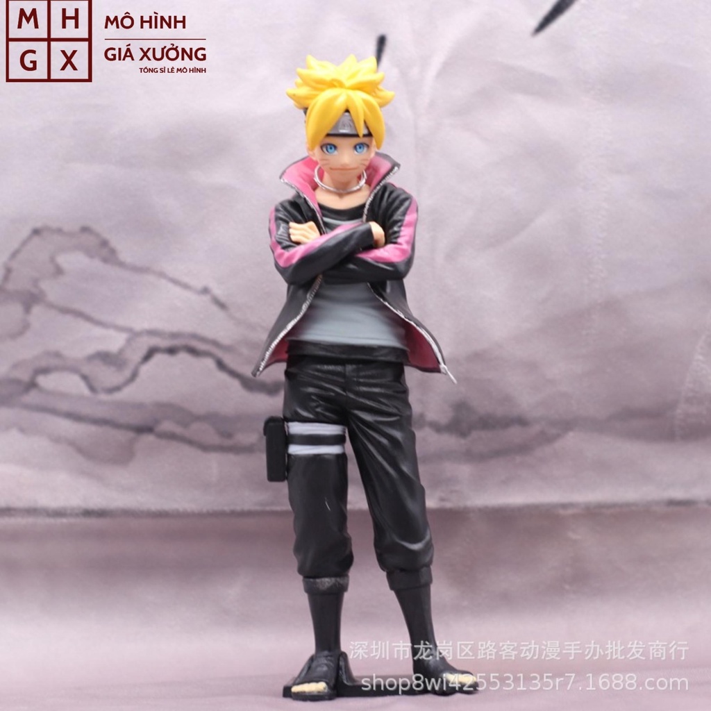 Mô hình Naruto - Boruto Dáng Đứng Siêu Chất , Siêu Ngầu - Cao 23cm - Nặng 500g - figure mô hình naruto mô hình giá xưởng