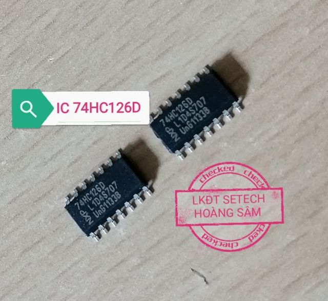 IC số 74HC126 dán 74HC126D chân dán SOIC14