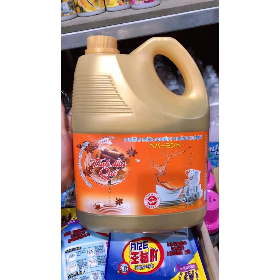 Can to 3,6L nước rửa bát hương quế Dix
