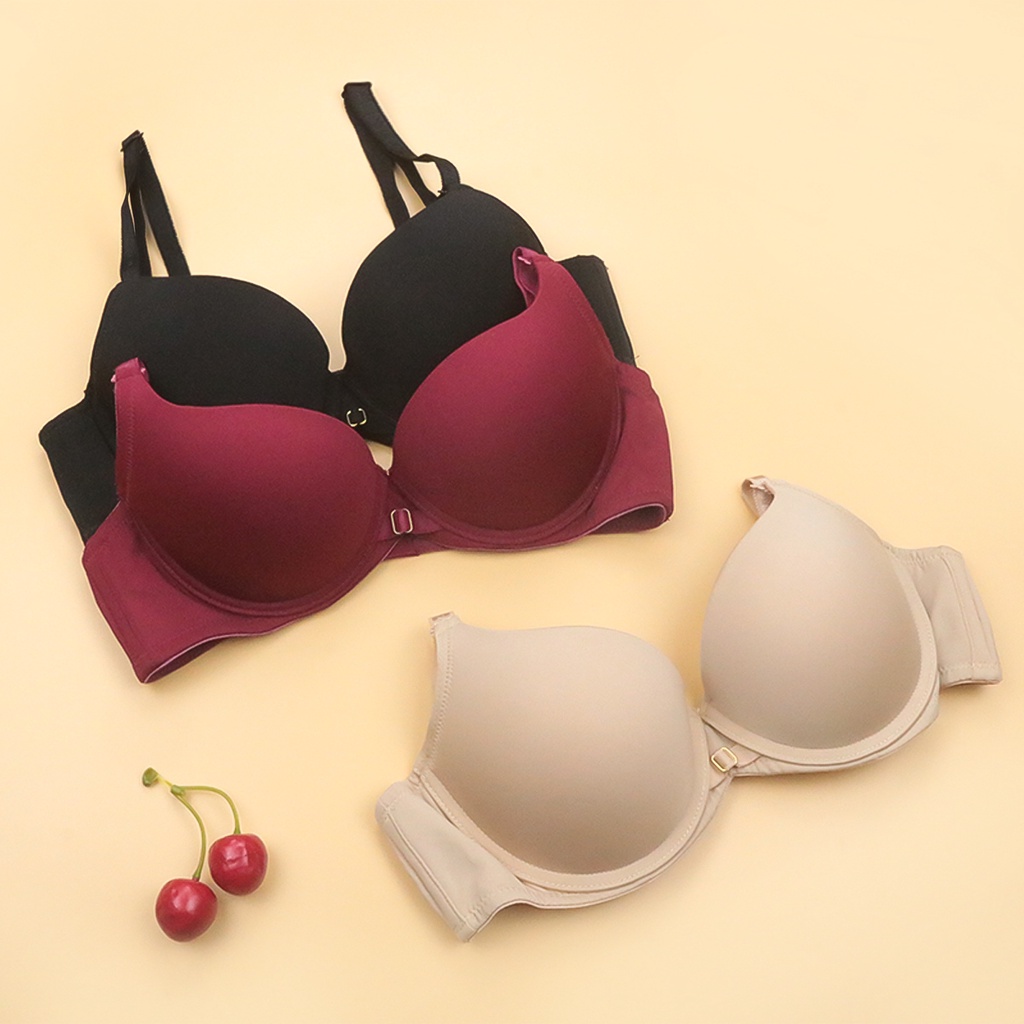 Áo Lót Nâng Ngực Bra Nữ Luperi Có Gọng Đệm Vừa Mút Mềm Thiết Kế Khuyên Giữa Ngực Xinh Xắn Siêu Đẹp Bản 2 Móc Sp827