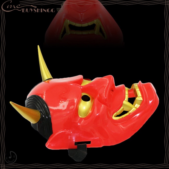 Mặt Nạ Hóa Trang Ma Quỷ Hoạt Hình Phong Cách Nhật Bản Độc Đáo