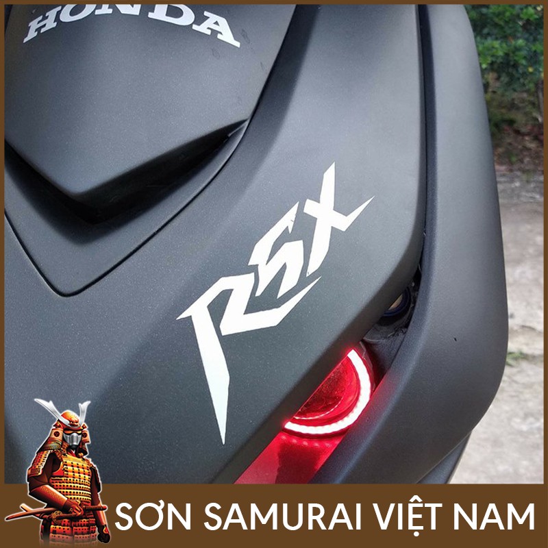 Combo sơn Samurai màu đen mờ 109A