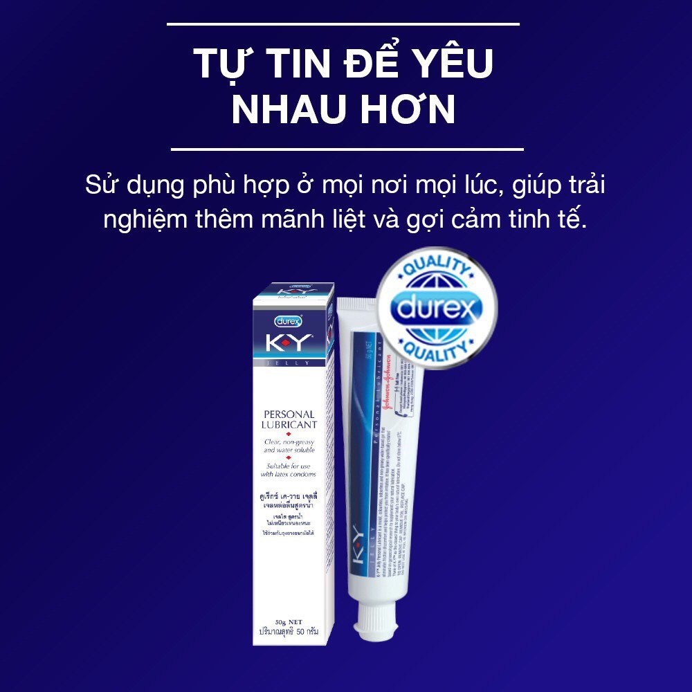 [Combo 2 tube] Gel bôi trơn Durex KY - Giải pháp hoàn hảo cho khô hạn - Cảm xúc dâng trào..