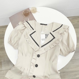VÁY CỔ VEST - kèm hình thật