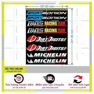 LOGO STICKER DÁN CHÂN PHUỘC M4 - SHINDECAL2