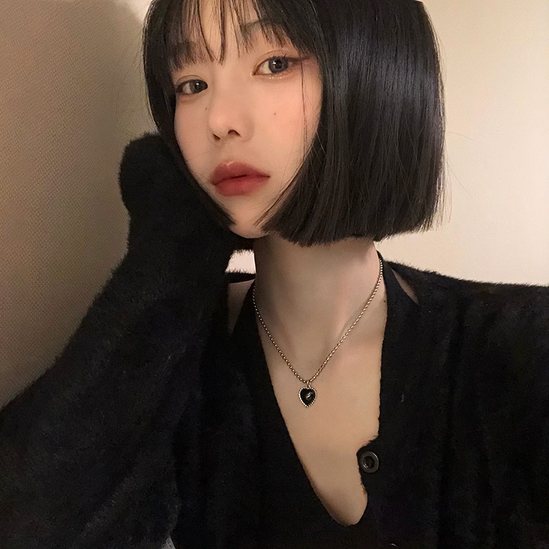 Vòng cổ mặt trái tim bằng kim loại thời trang