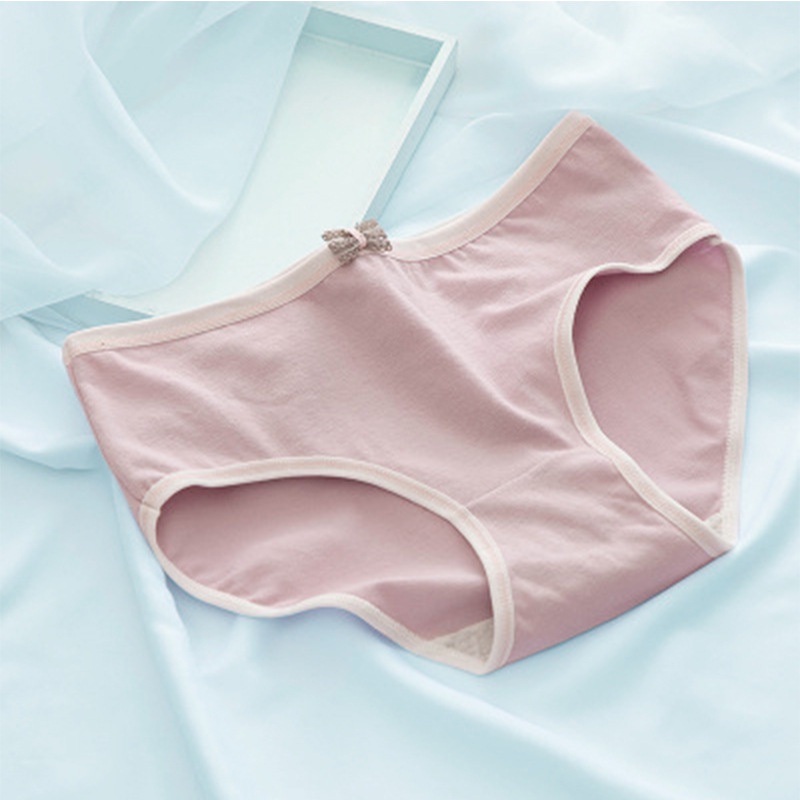 Quần lót nữ cotton tăm cao cấp thoáng khí co giãn kháng khuẩn 222 - HaSong