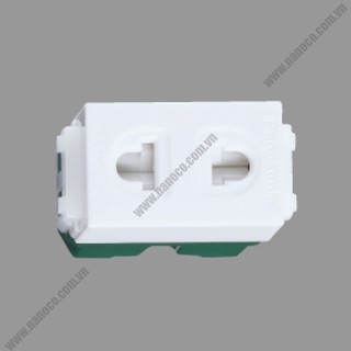 Ổ cắm đơn 2 chấu panasonic wev1081sw