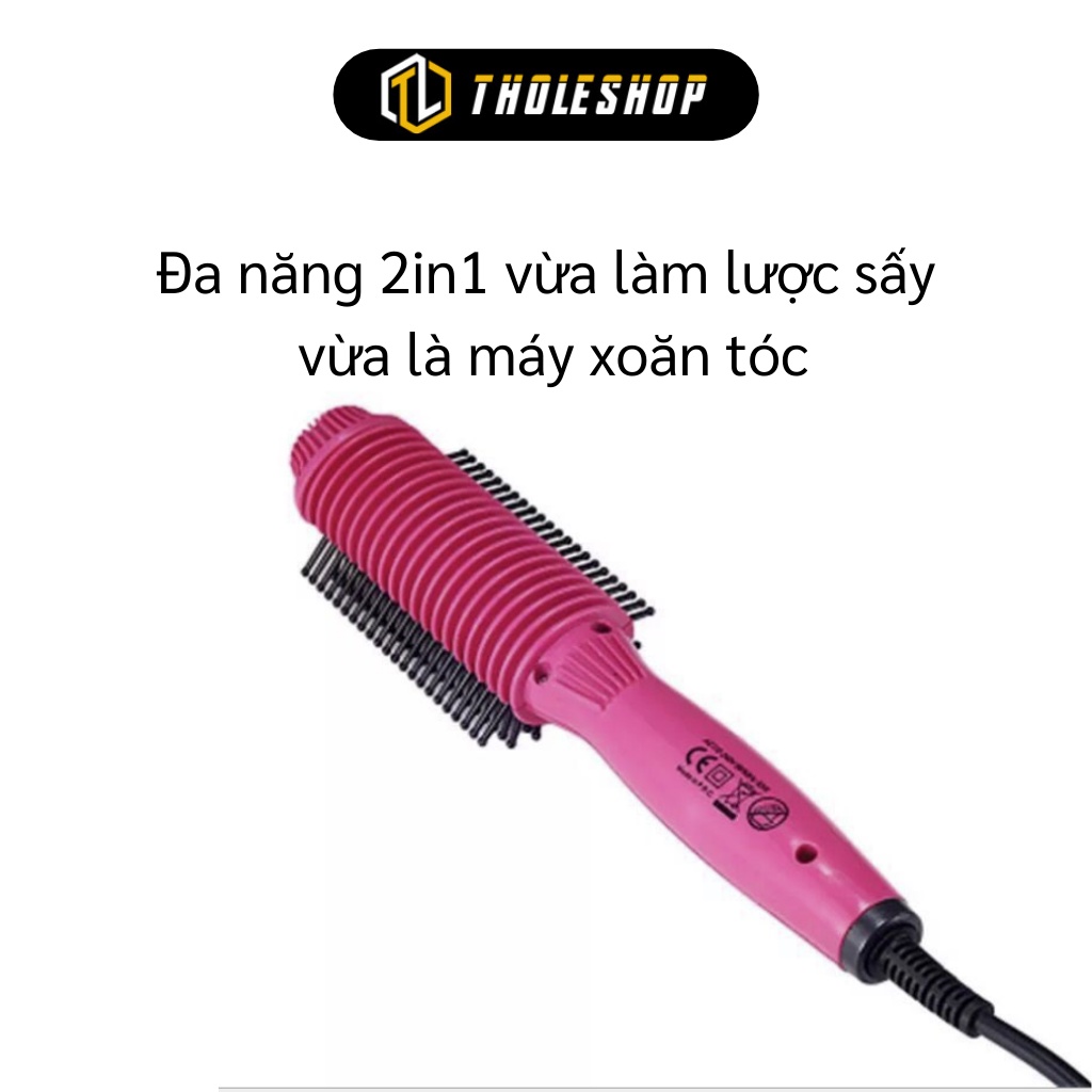 Lược điện 2in1 - ​Lược điện uốn tóc đa năng Nova NHC-8810 làm xoăn, uốn phồng, sấy cúp tóc 2651