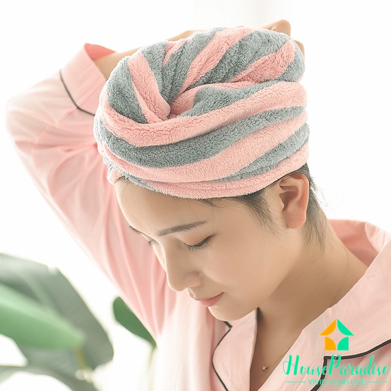 Khăn Quấn Tóc Nhanh Khô Tiện Dụng Bền Bỉ
