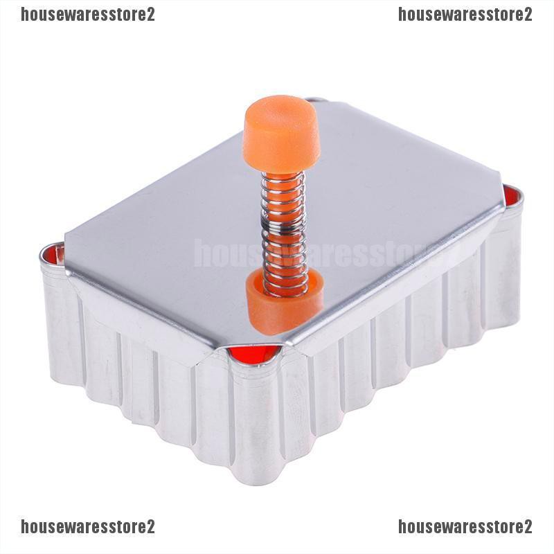 Khuôn Làm Bánh Hình Vuông Bằng Thép Không Gỉ Cao Cấp