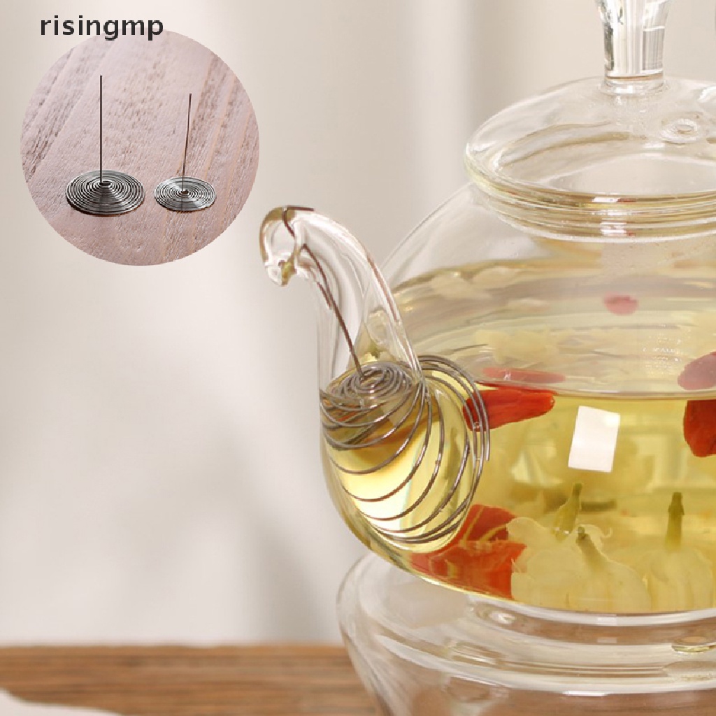 Set 3 Dụng Cụ Lọc Trà Bằng Thép Không Gỉ Bền Bỉ Có Lò Xo ♨Trên đó