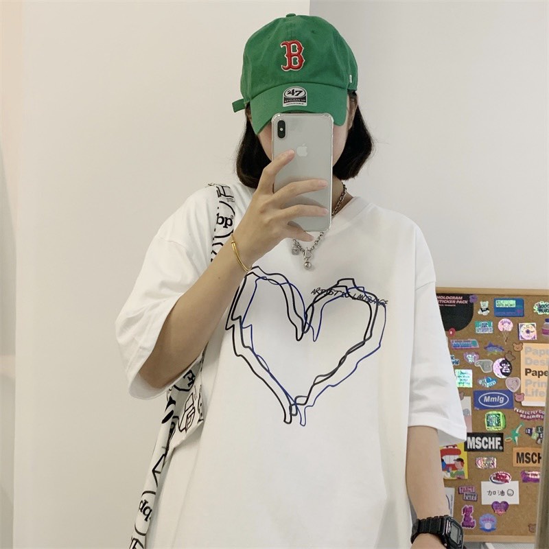 Áo thun tay lỡ form rộng NEKOSG, áo phông form rộng Unisex ATL298