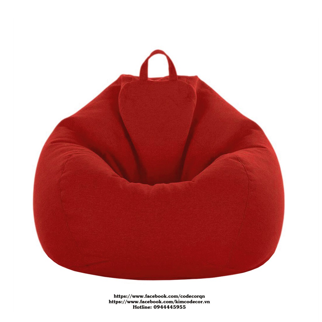 Ghế bố lười hạt xốp 100x120cm(đã kèm xốp) | BigBuy360 - bigbuy360.vn