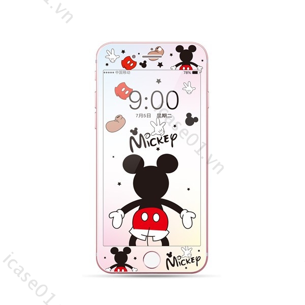 Kính Cường Lực Toàn Màn Hình Họa Tiết Hoạt Hình Cho Iphone8 Iphone7 Plus Se2 I6 I6S I8 I7 Iphone 6 6s 7 8 7plus 8plus