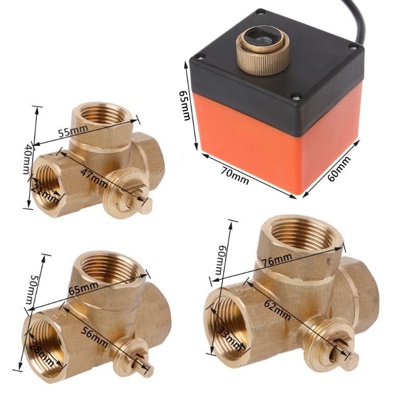 Động Cơ 3 Chiều Điều Khiển Van Điện AC 220 DN15 / 2