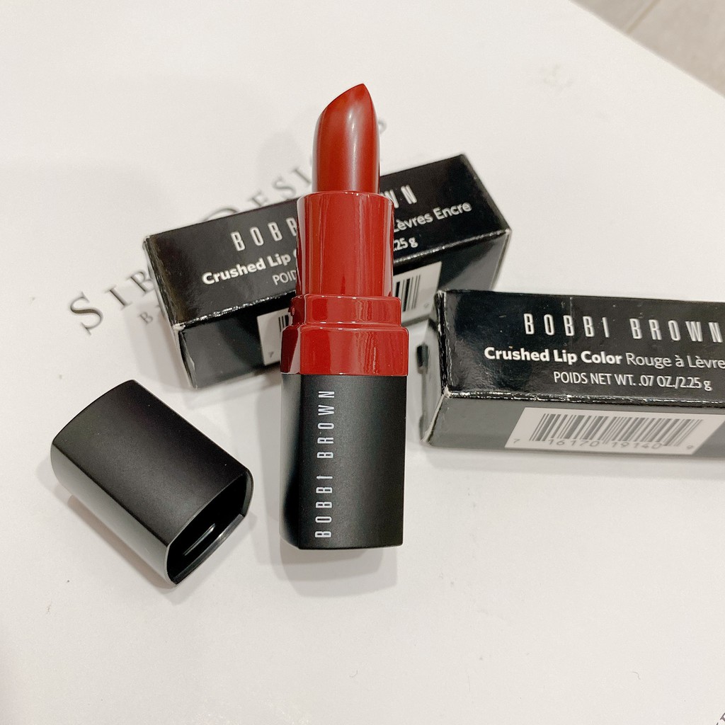 Son Bobbi Brown Crushed Lip Color Cranberry - Ruby - Babe Minisize Fullsize