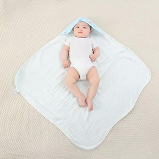 Ủ vuông sơ sinh cotton in hình BABIBOO - BB141