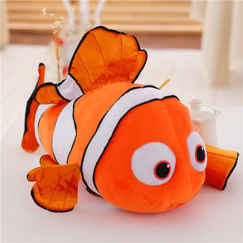 THÚ BÔNG CÁ HỀ NEMO DỄ THƯƠNG (50CM) GỐI ÔM CÁ HỀ NEMO SIÊU CƯNG CHO BÉ HÀNG CHẤT LƯỢNG CAO